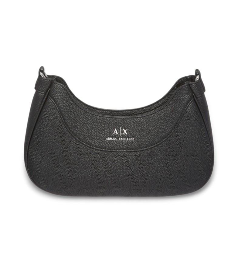 Armani Exchange Bolso hobo negro