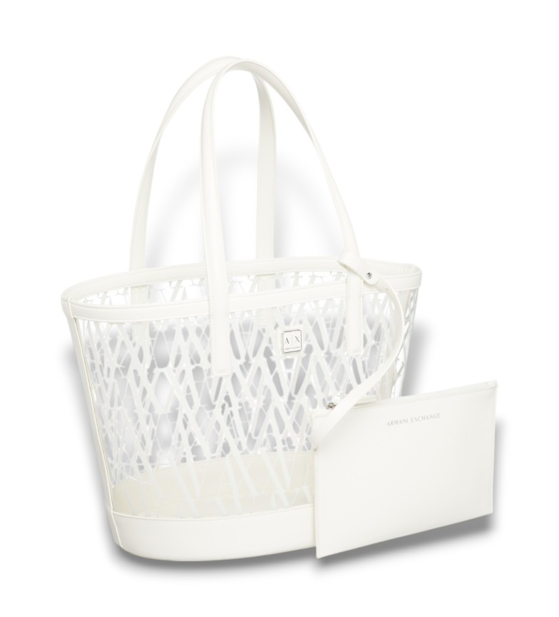 Armani Exchange Bolso Journal blanco