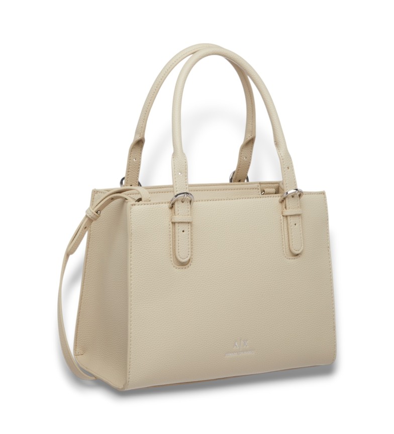 Armani Exchange Bolso Shopping beige