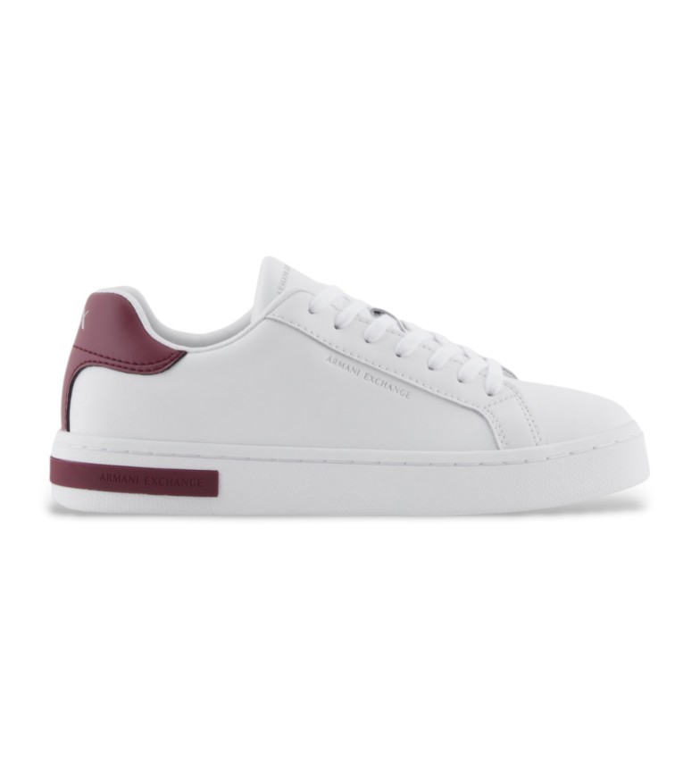 Armani Exchange Zapatillas de Piel Exclusive blanco