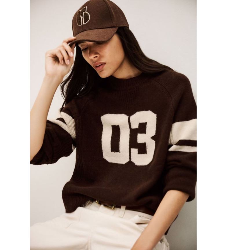 BA&SH Jersey Cobe marrón