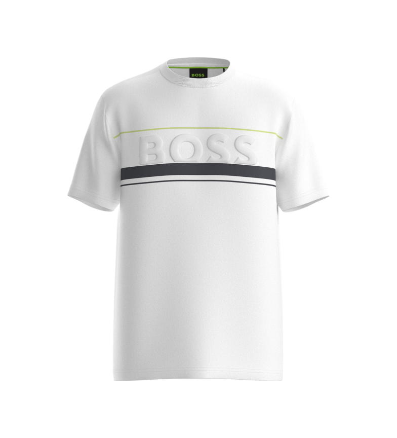 BOSS Camiseta Iconic Zone blanco