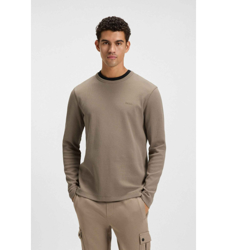 BOSS Camiseta Tempesto marrón