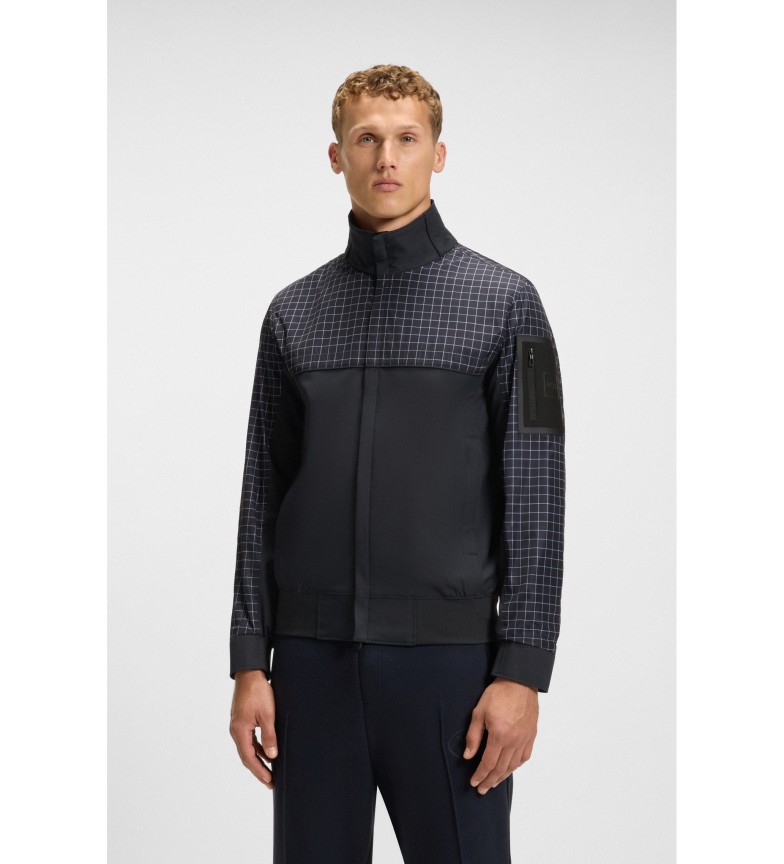 BOSS Chaqueta Trama marino