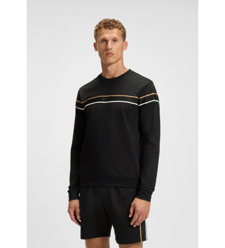 BOSS Sudadera Iconic negro