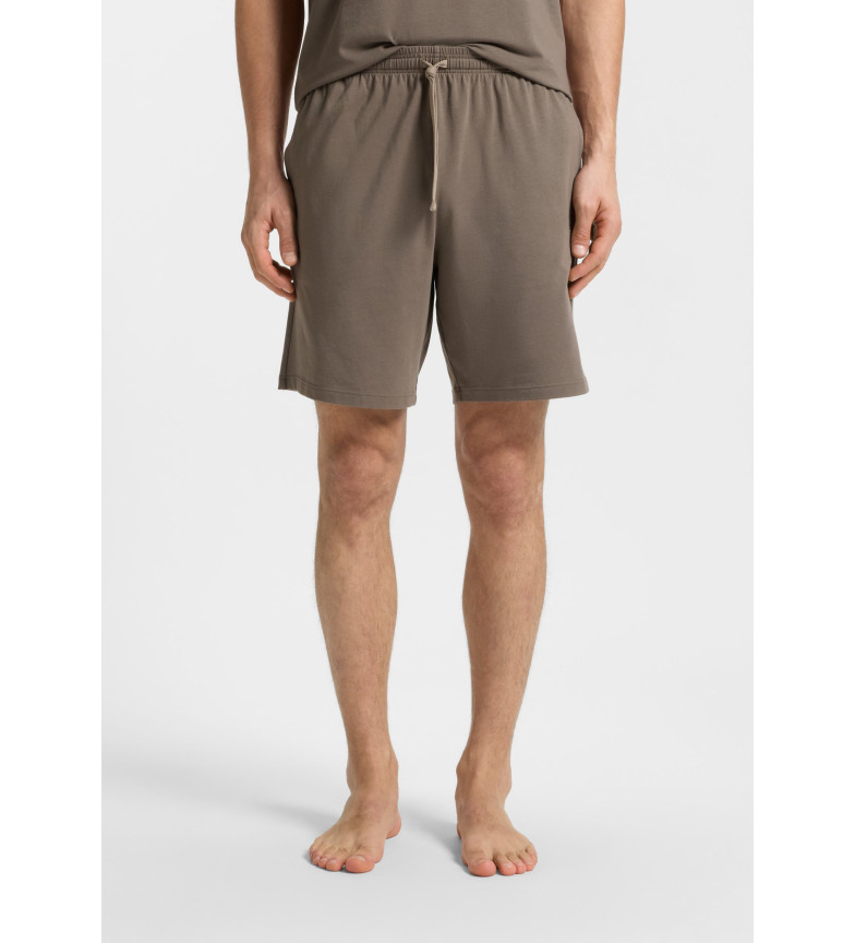 BOSS Short Mix&Match marrón