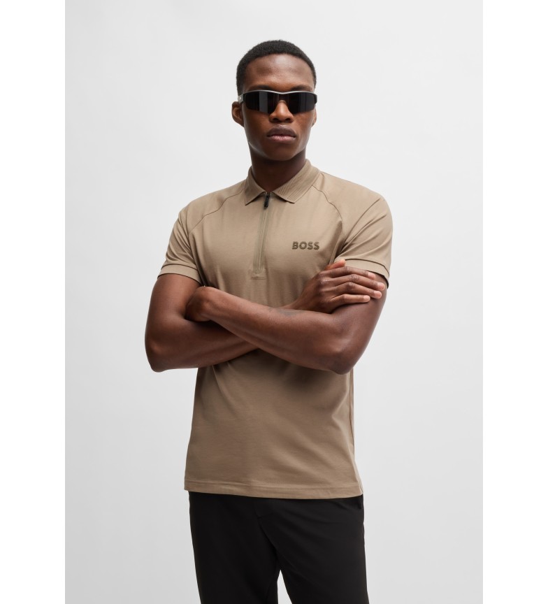 BOSS Polo Philix Mirror beige
