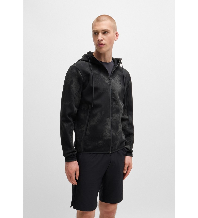 BOSS Sudadera Savion negro