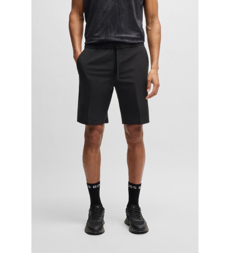 BOSS Short Flex Hop negro