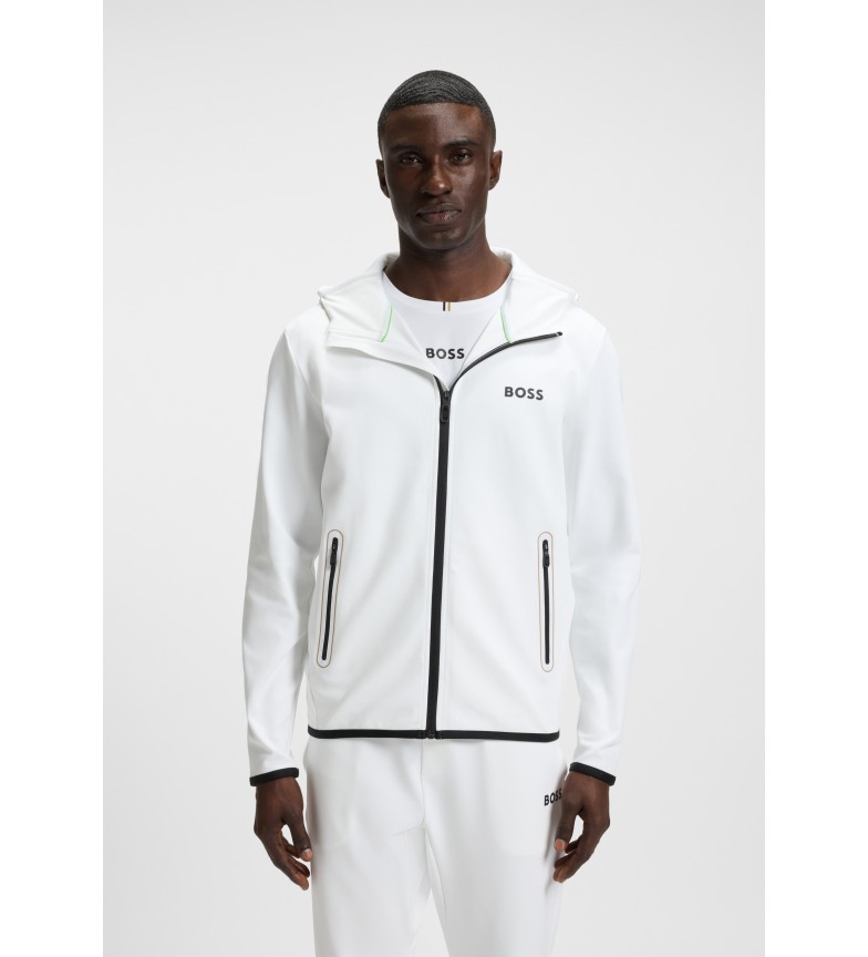 BOSS Chaqueta Sicon blanco