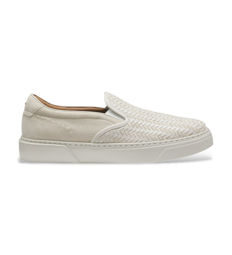 BOSS Zapatillas de Piel Gary Slon beige