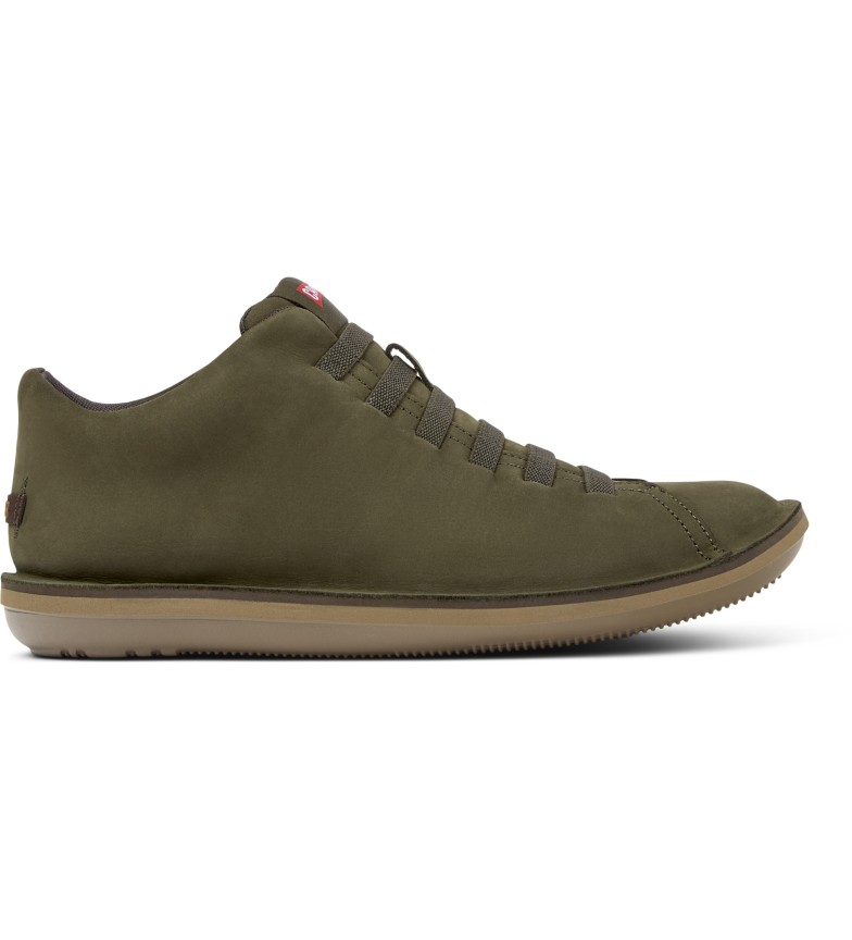 Camper Zapatillas de piel Beetle verde