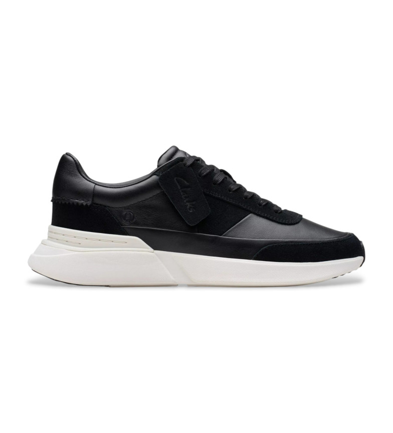Clarks Zapatillas de piel Craft Pace negro