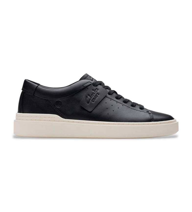 Clarks Zapatillas de piel Craft Swift negro