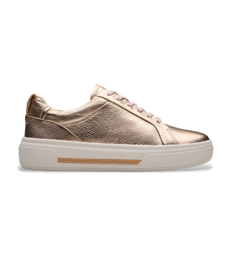 Clarks Zapatillas de Piel Hollyhock bronce