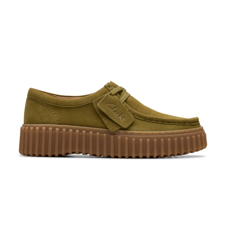 Clarks Zapatos de piel Torhill Bee verde