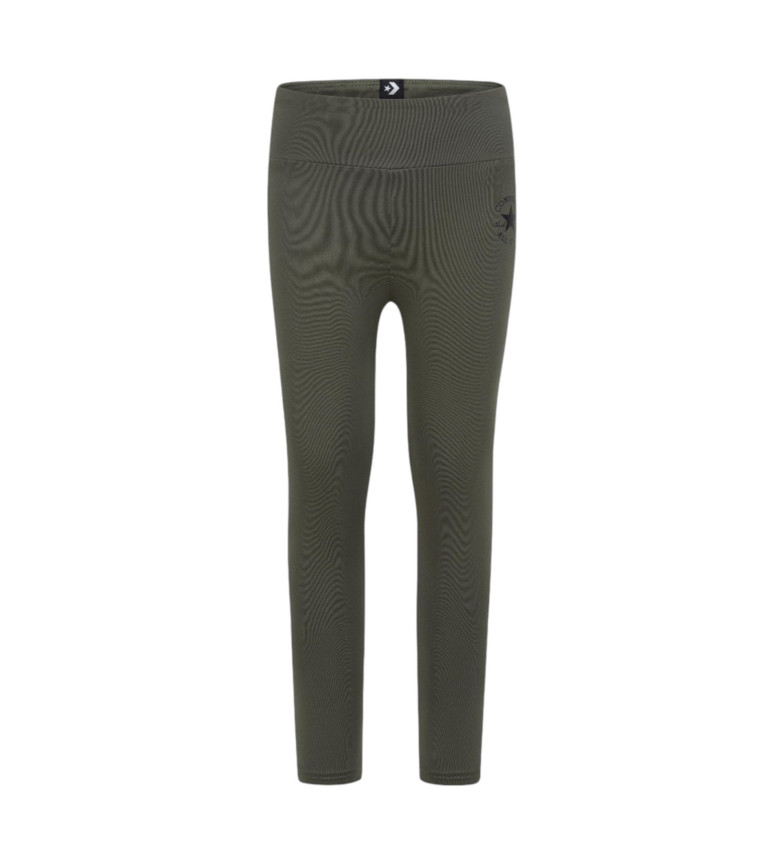 Converse Legging de tiro alto con parches Chuck verde