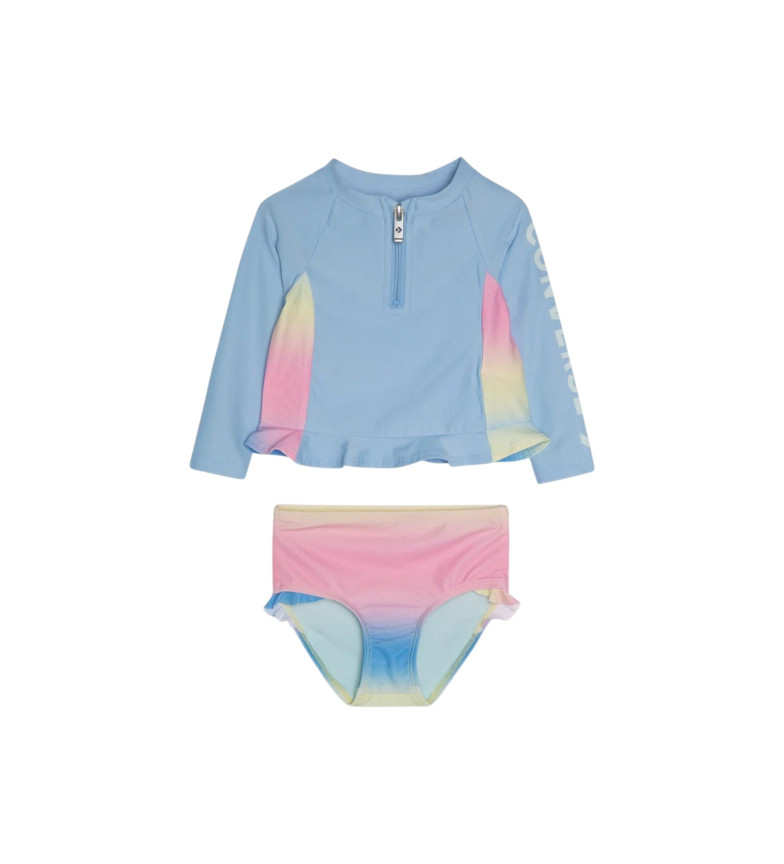 Converse Traje de baño en mezcla de algodón azul