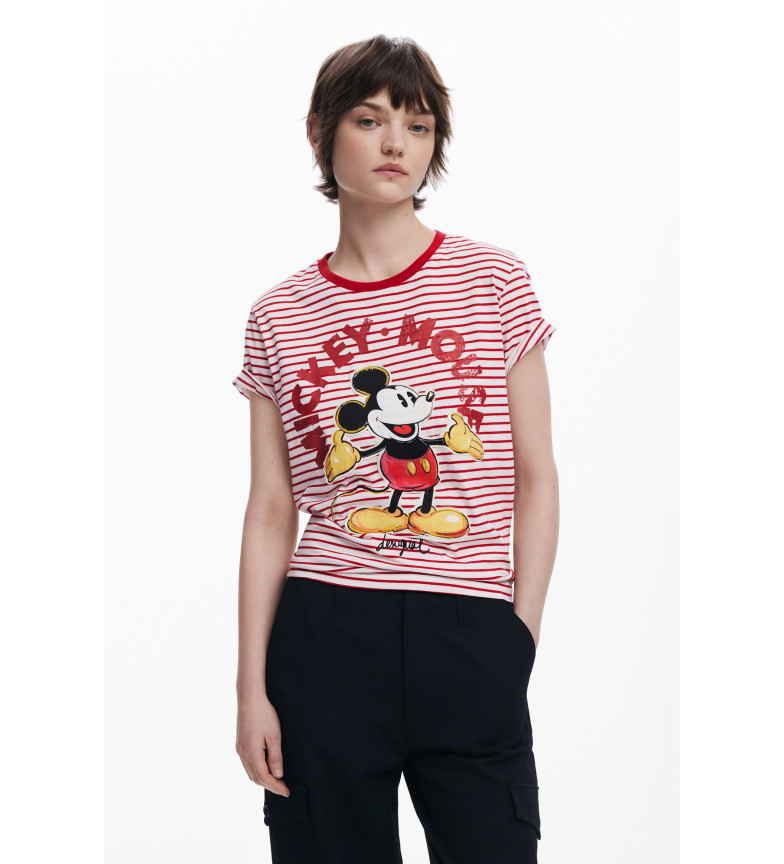 Desigual Camiseta Mickey Mouse rojo