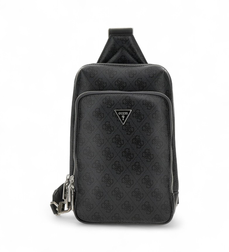 Guess Bandolera Milano con logotipo 4G negro
