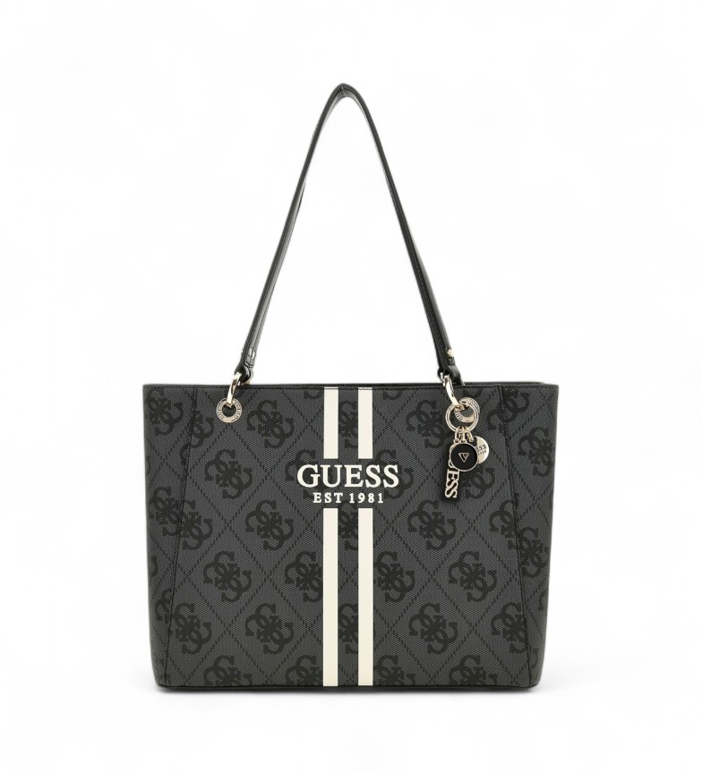 Guess Bolso Tote Noelle con logotipo 4G negro