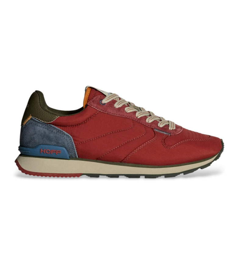 HOFF Zapatillas de piel Track & Field rojo