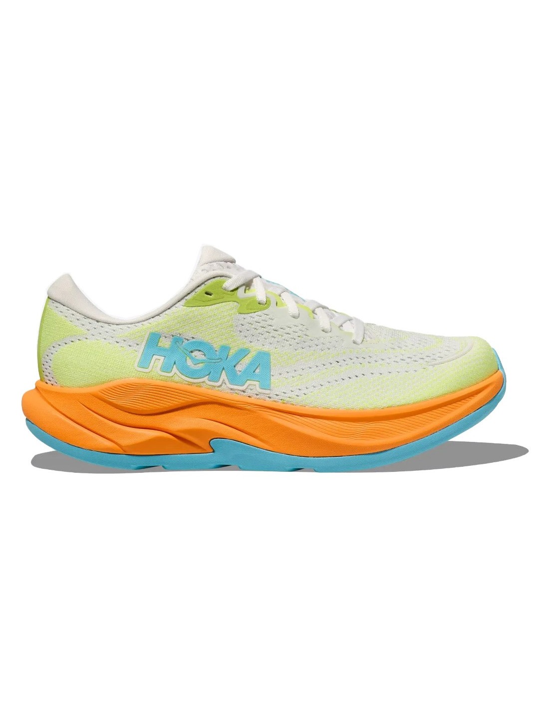 HOKA ZAPATILLAS RUNNING RINCON 4 BLANCO/LIMA HOMBRE