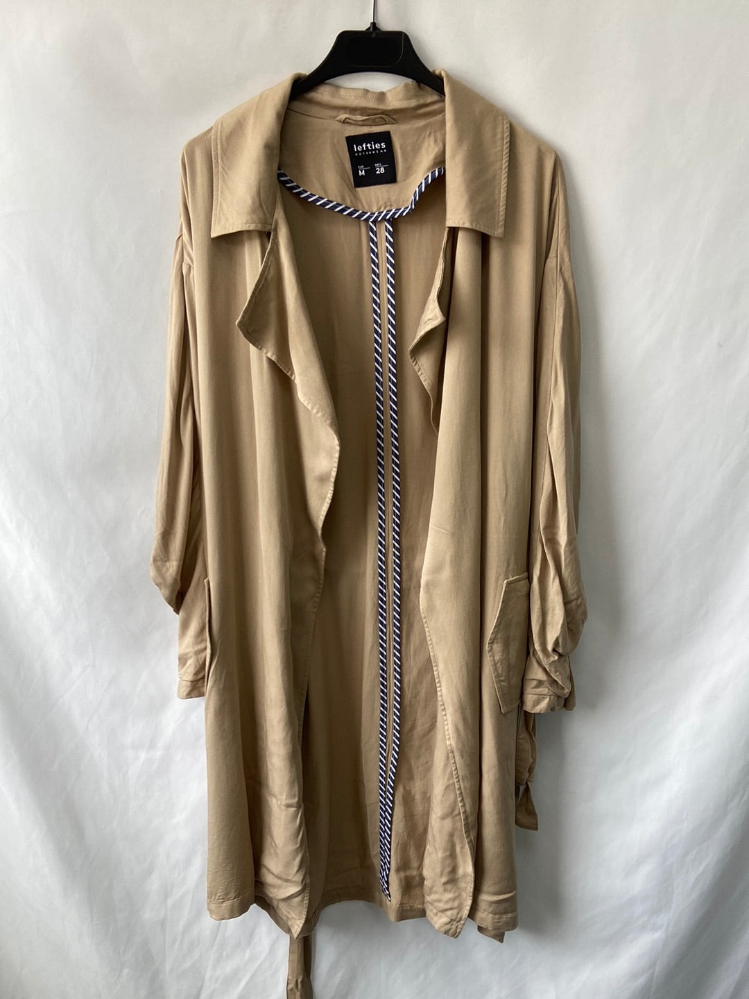 LEFTIES.Trench finito beige T.M