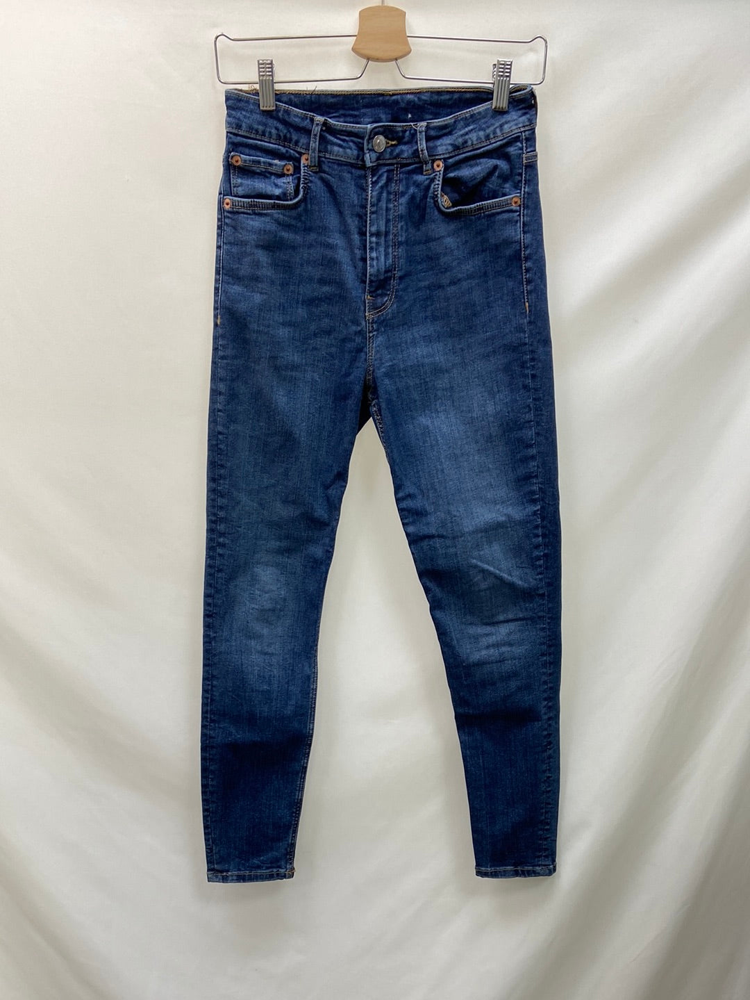 MarketZARA.Pantalones vaqueros denim oscuro T.38