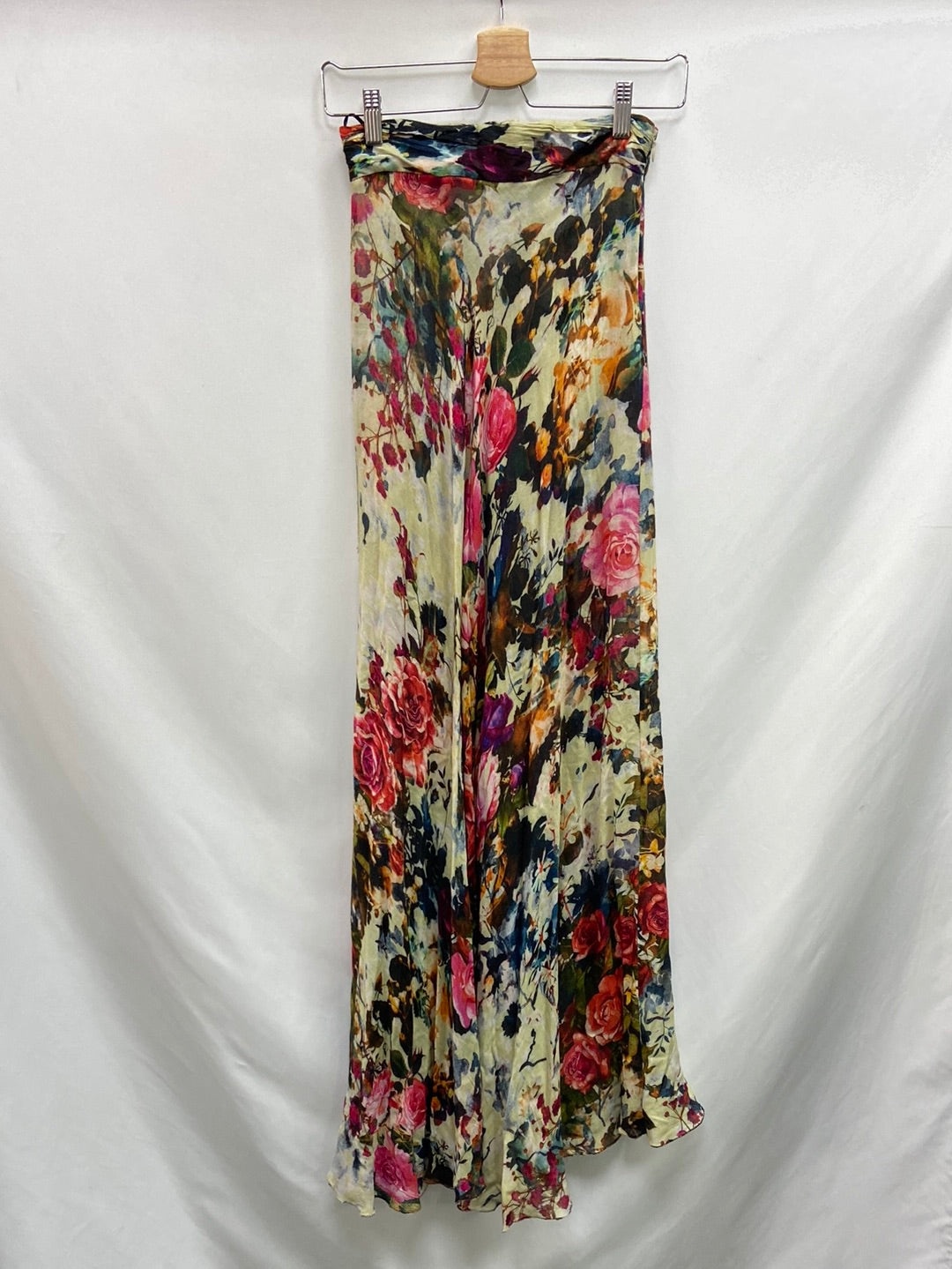 ETXART&PANNO.Falda larga flores t.36