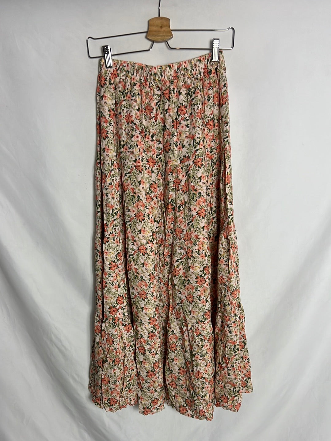 BLUGIRL. Falda larga flores T.M