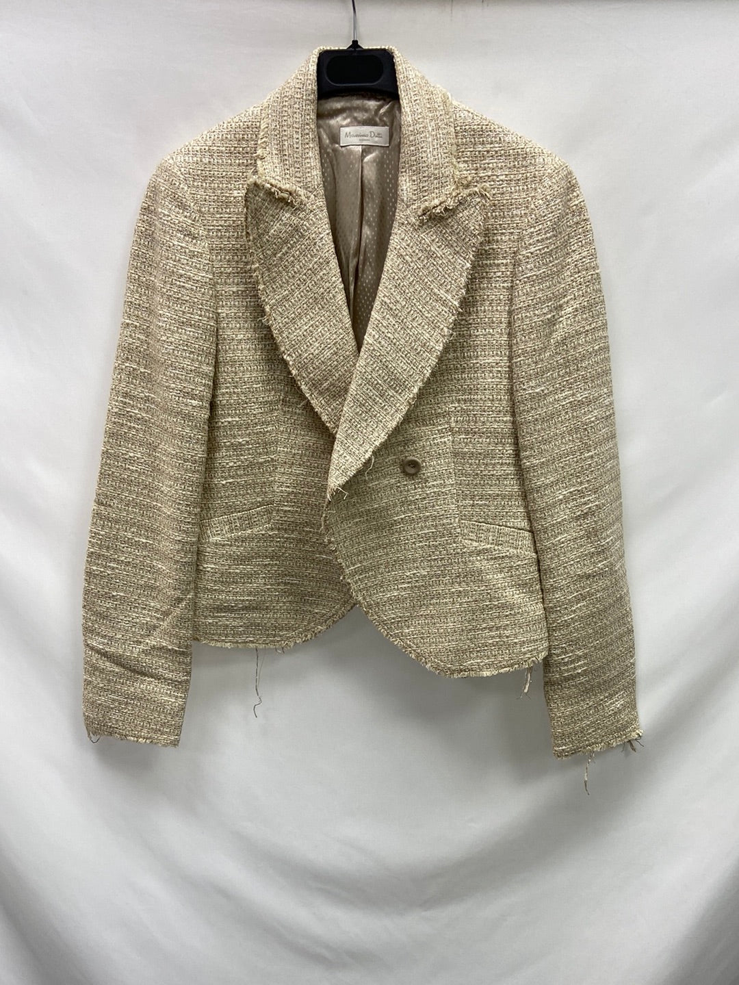 MASSIMO DUTTI.Chaqueta tweed T.s