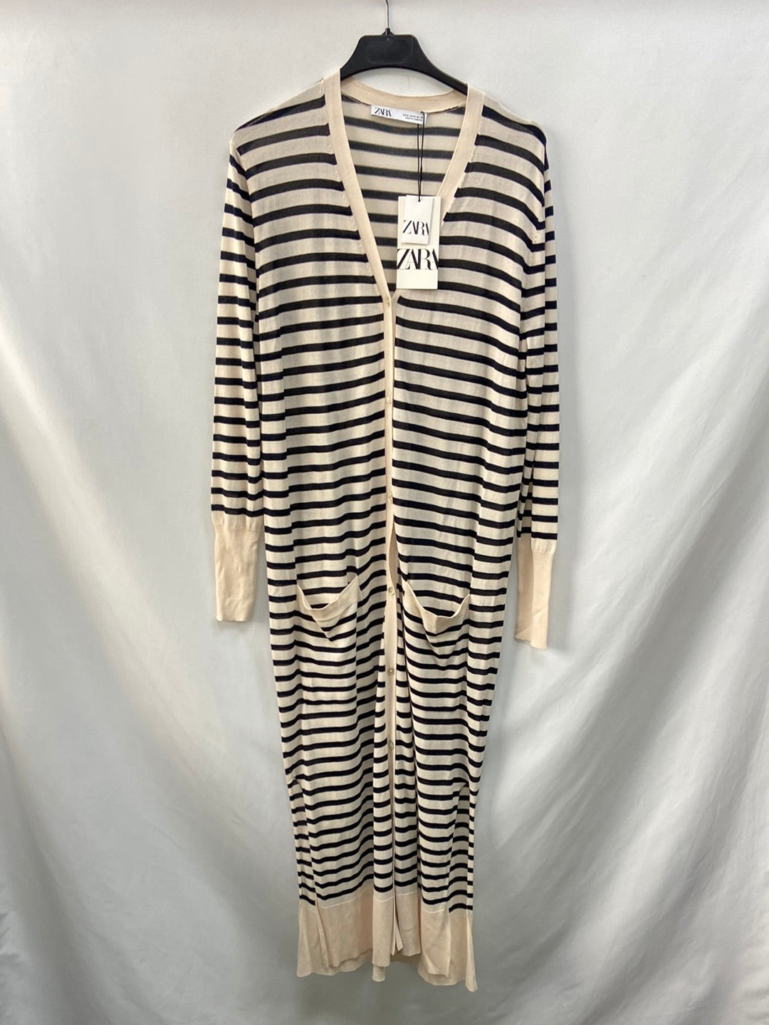 ZARA. Vestido largo punto T.m