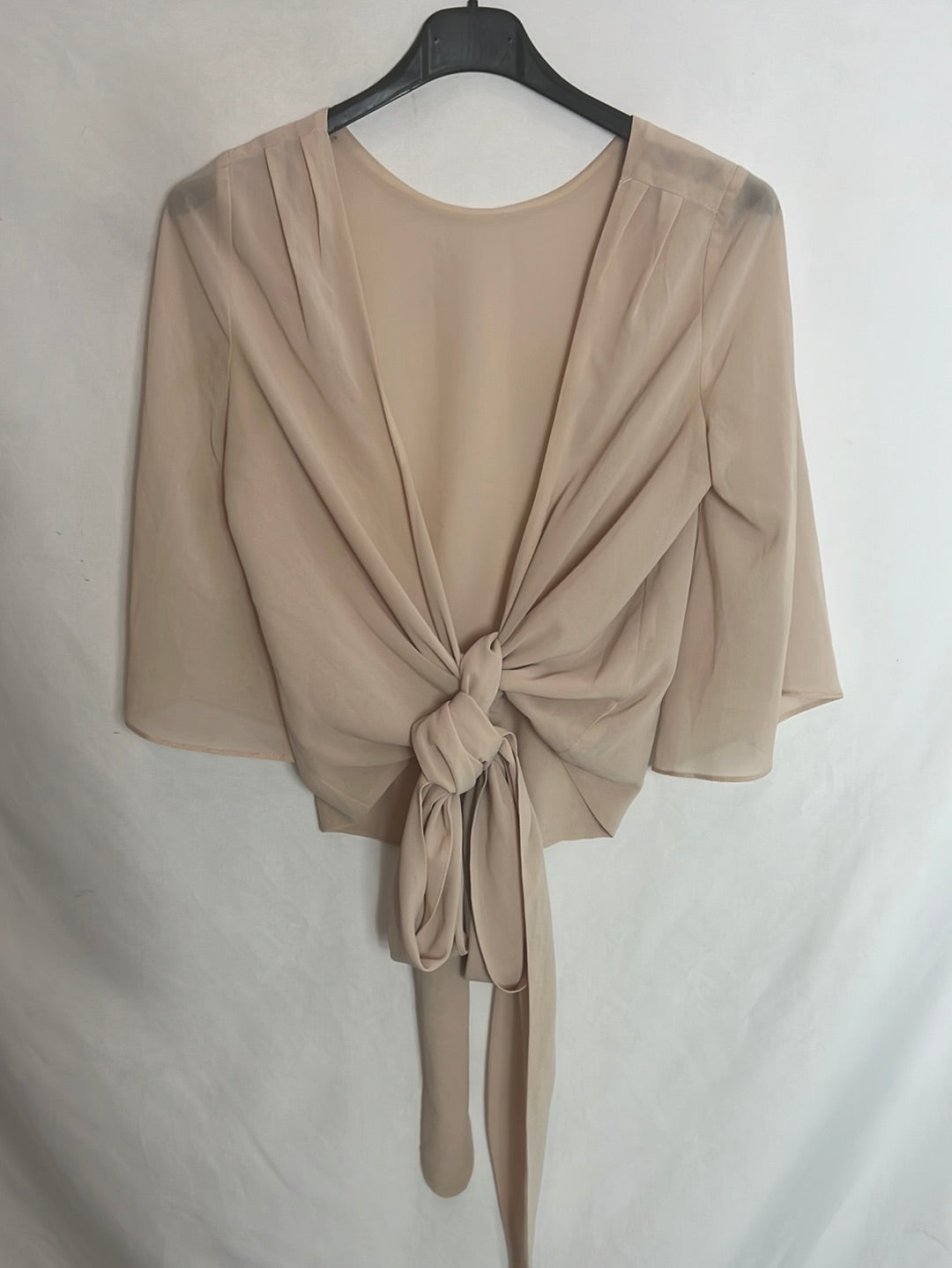 BIMANI. Blusa rosa cruzada T.s