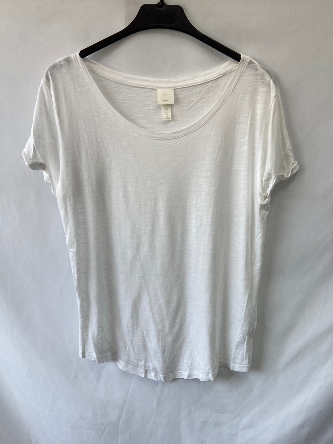 H&M.Camisera blanca básica T.xs