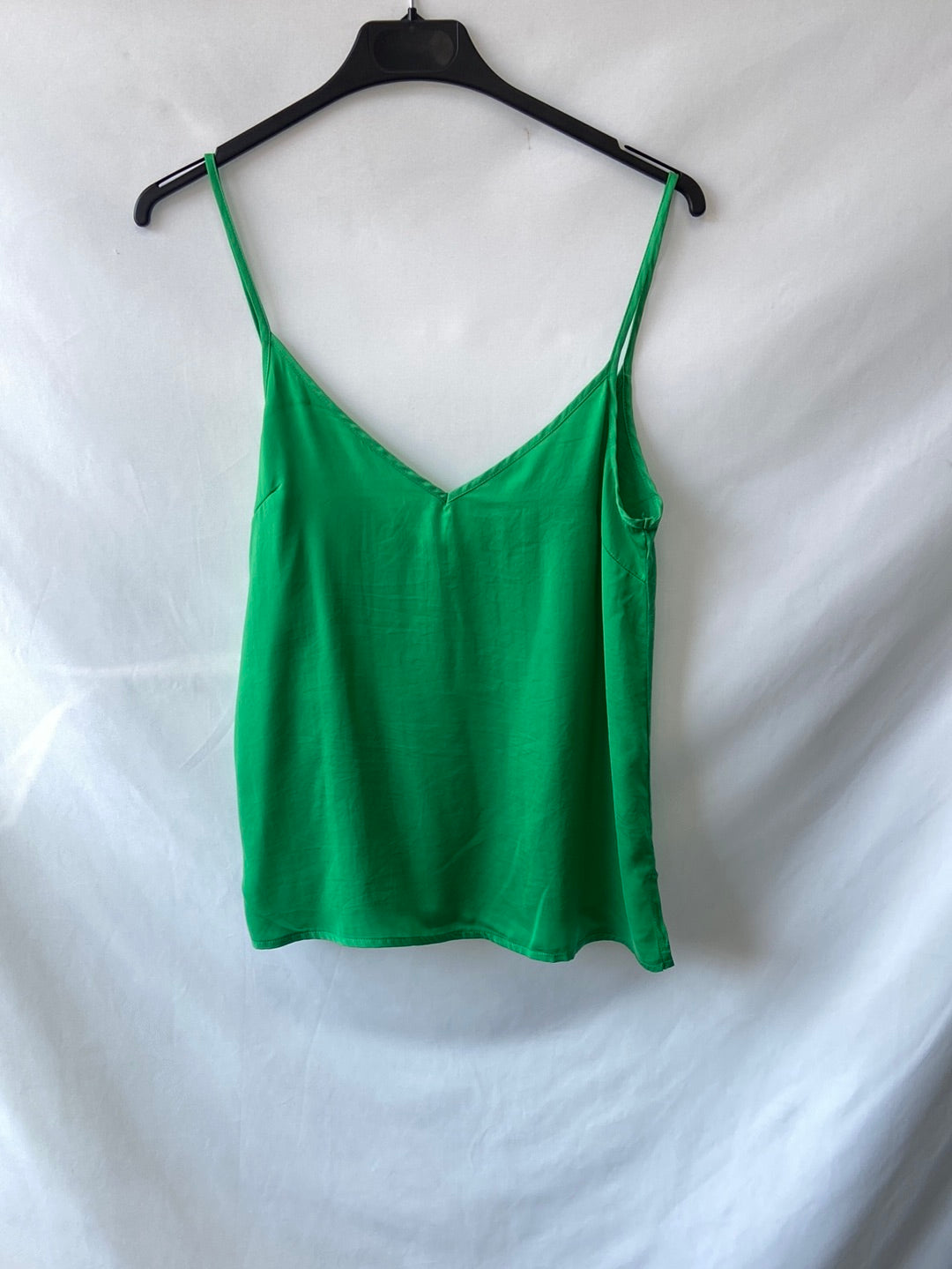ZARA.Top verde tirantes T.S
