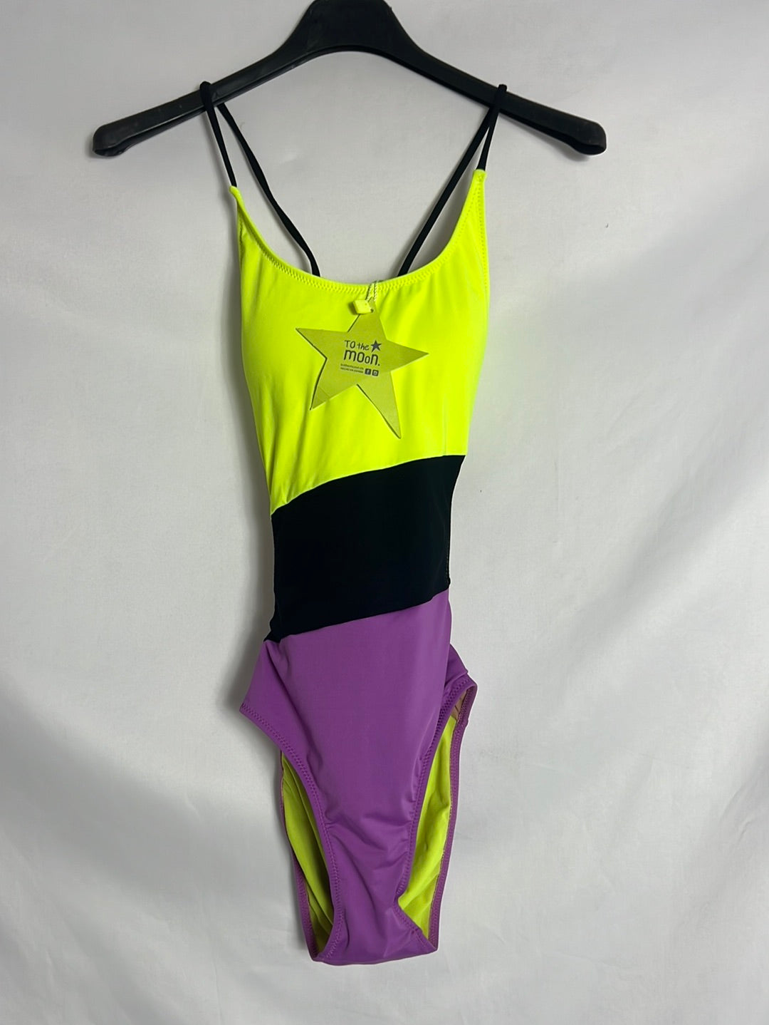 TO THE MOON. Bañador tricolor asimétrico. T 16 años (xs)
