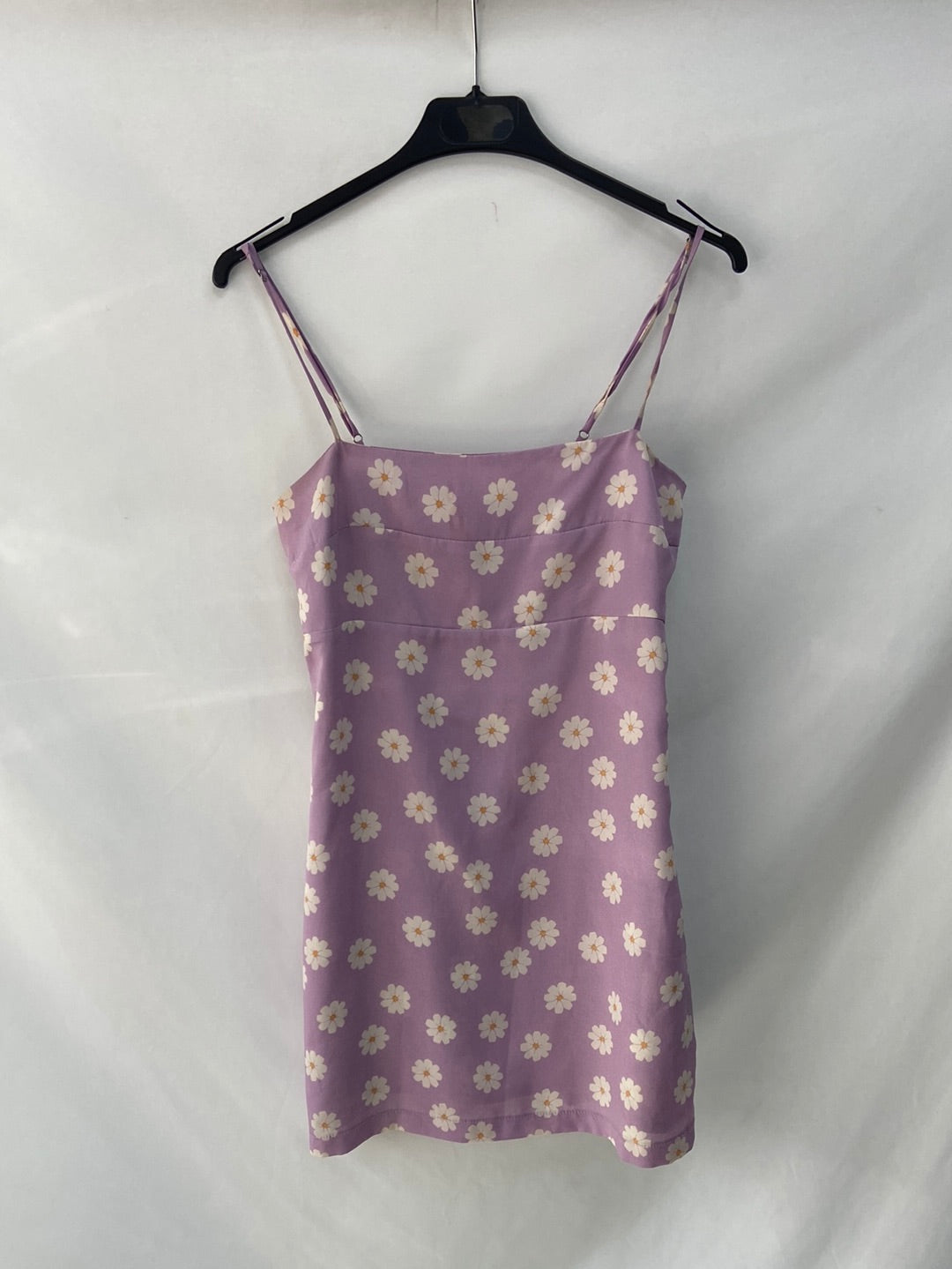 BRANDY MELVILLE.Vestido lila margaritas T.S