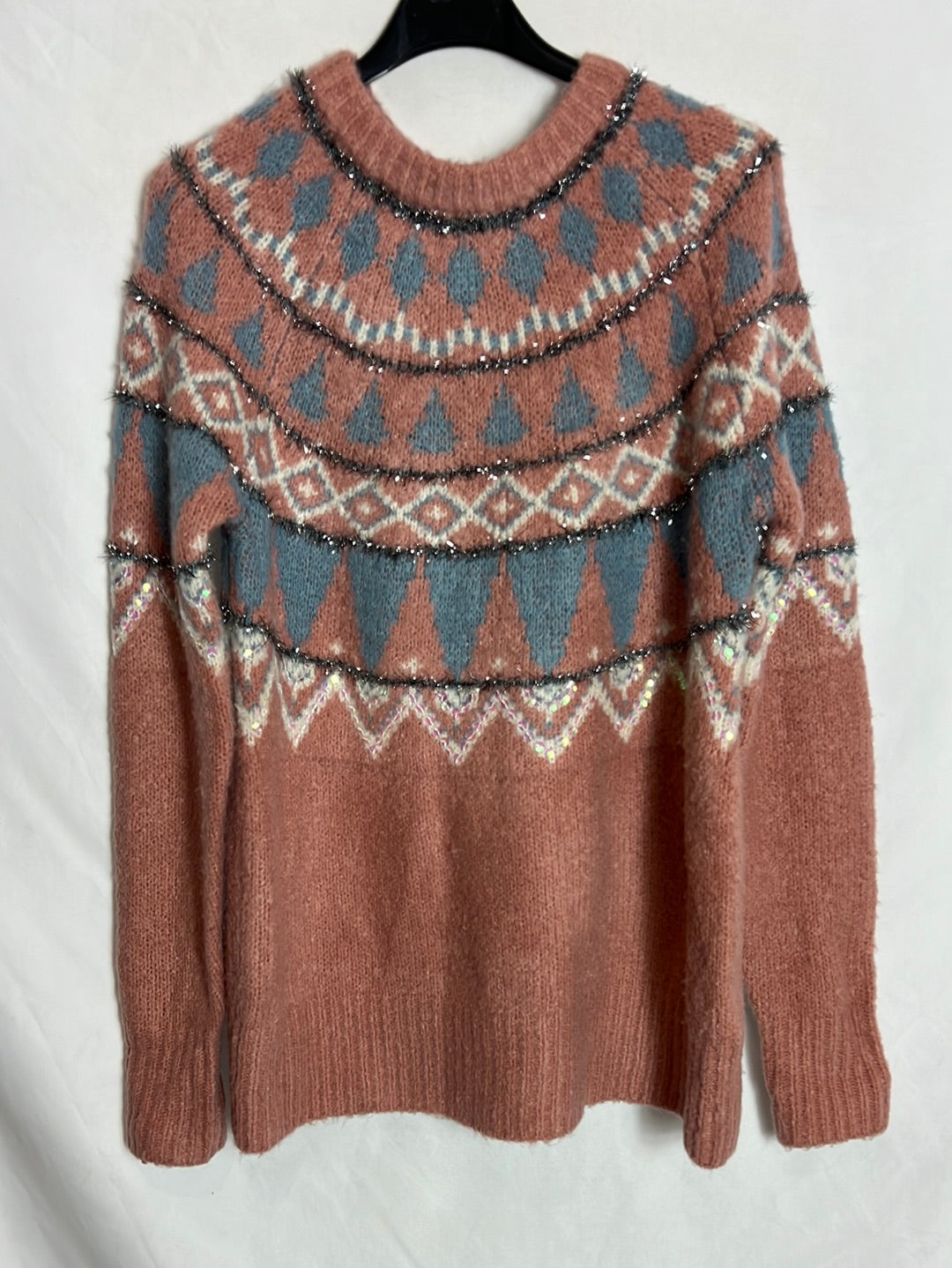 VILA. Jersey salmón dibujos T.xs