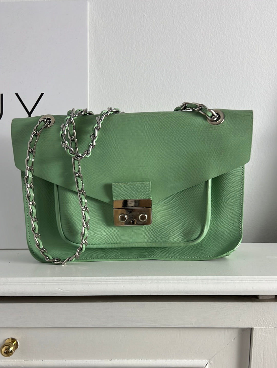ICON. Bolso verde claro