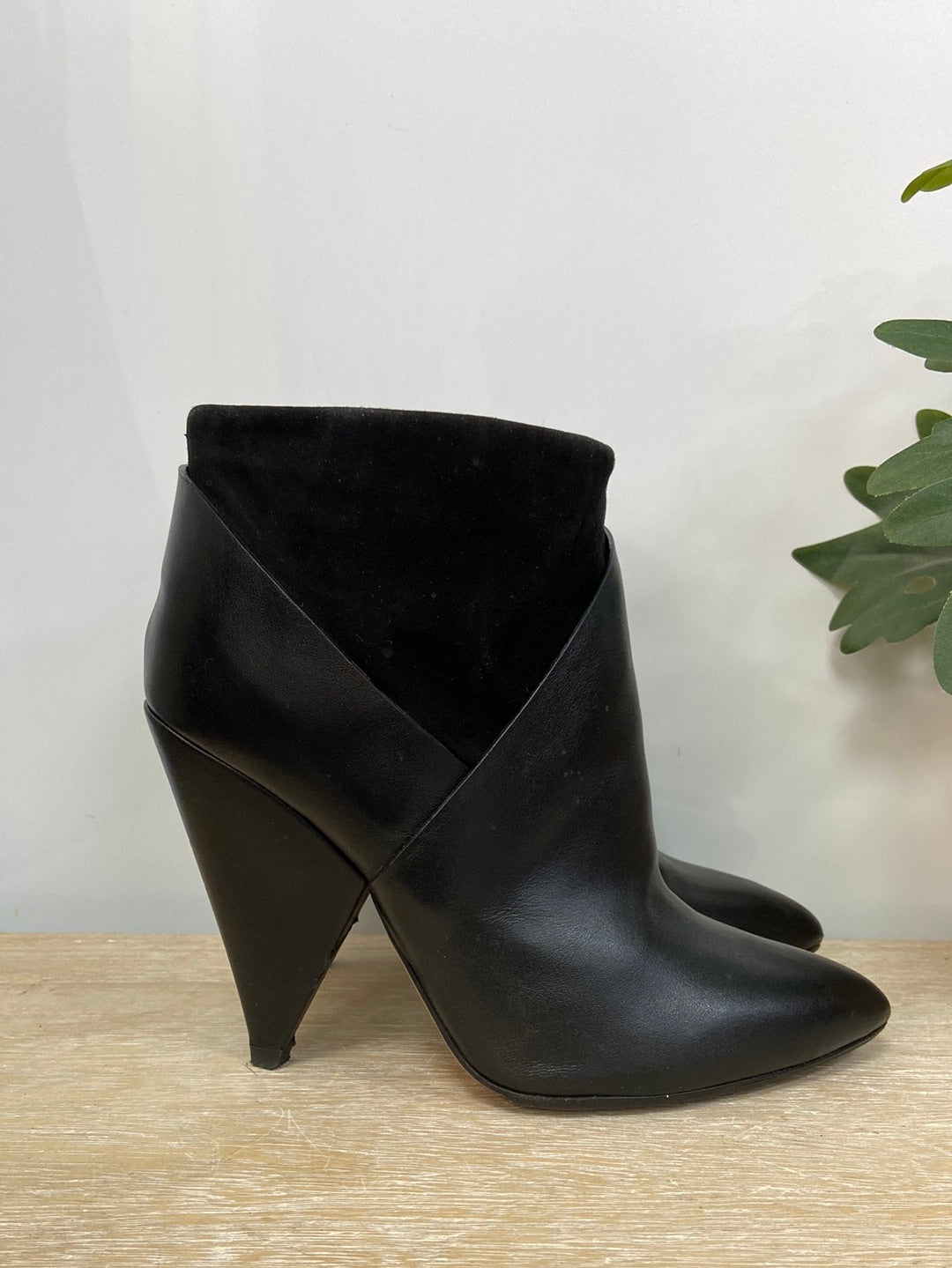 IRO. Botines doble textura T.39