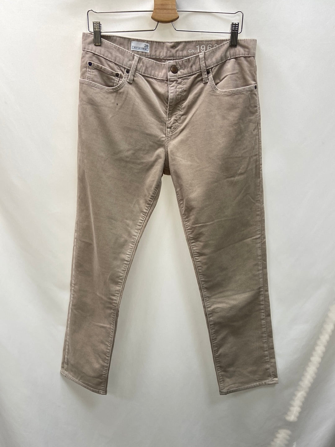 GAP. Pantalón beige de pana T.42