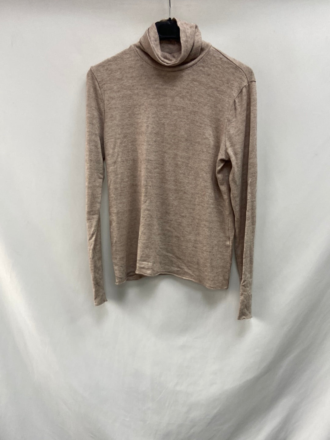 ZARA.Jersey punto fino beige T.M
