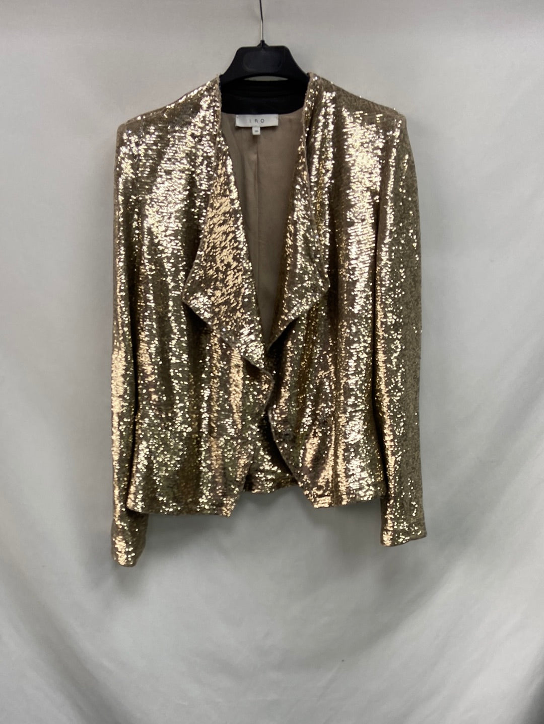 IRO. Chaqueta fluida lentejuelas T.36