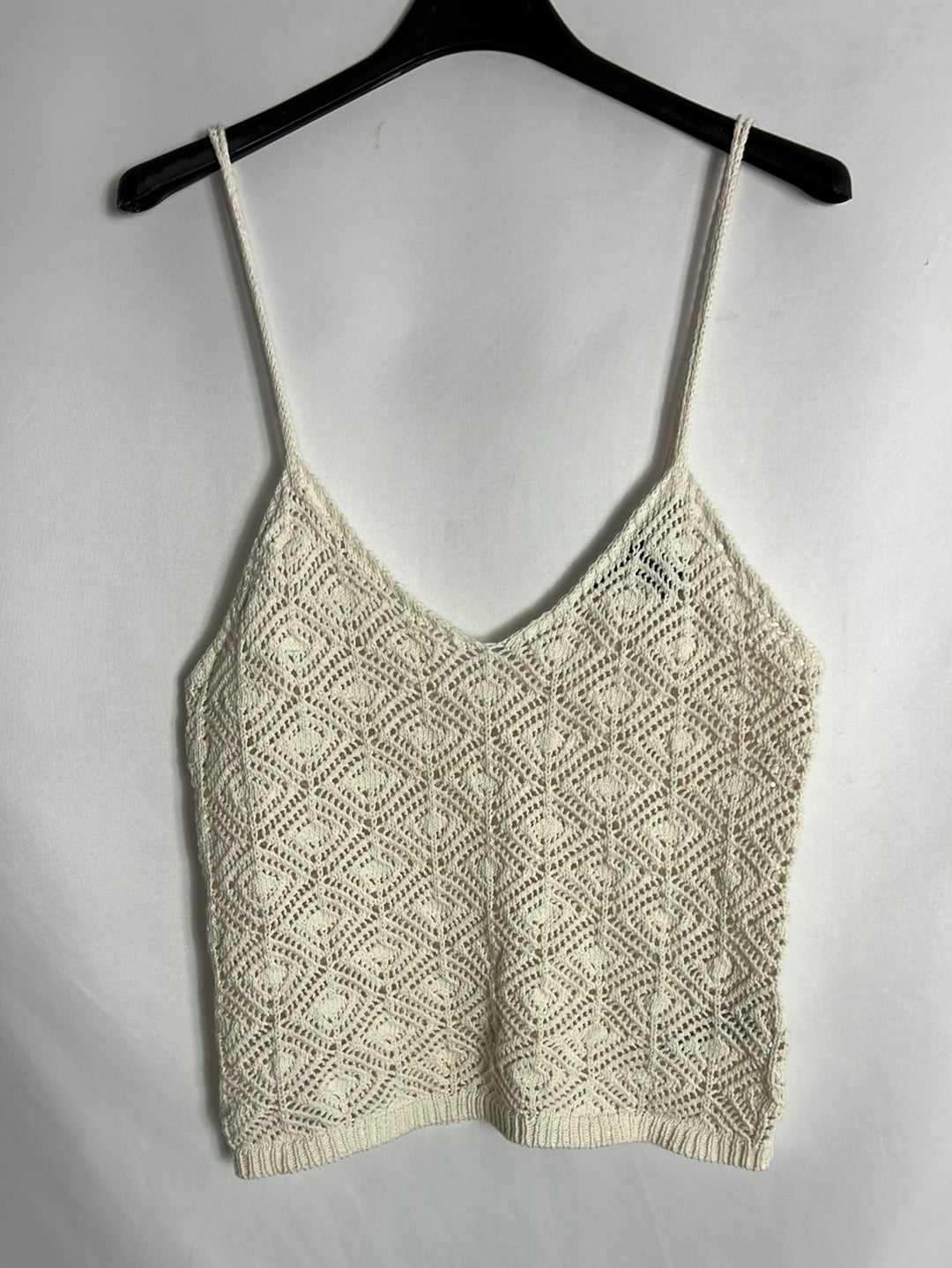 FOREVER 21. Top tirantes crochet. T M