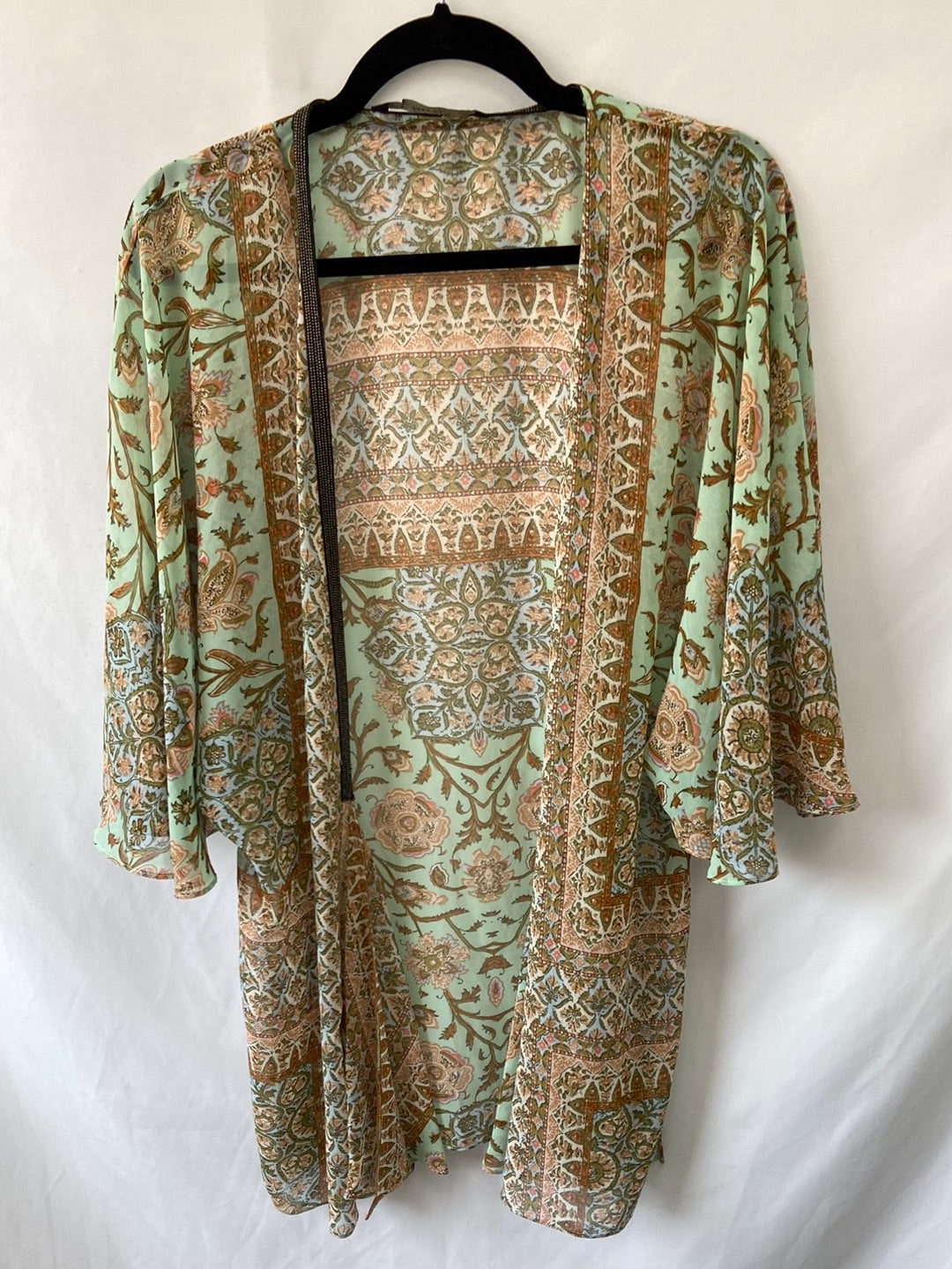 ZARA.Kimono semitransparente T.m