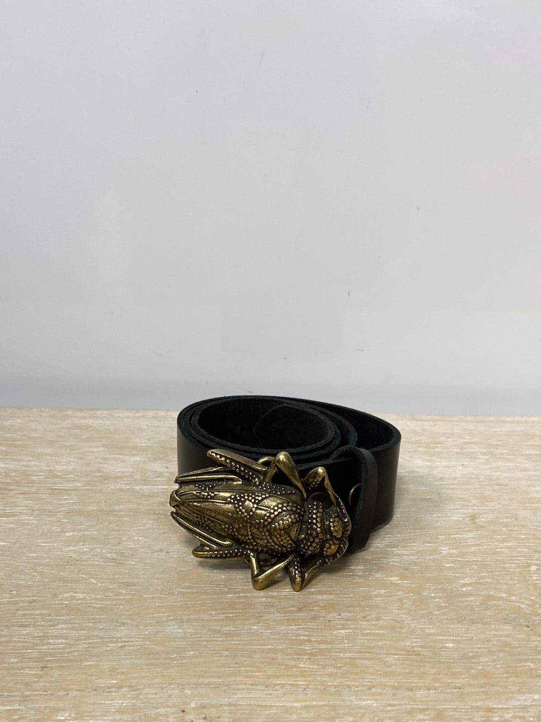 OTRAS.Cinturón piel negro T.80