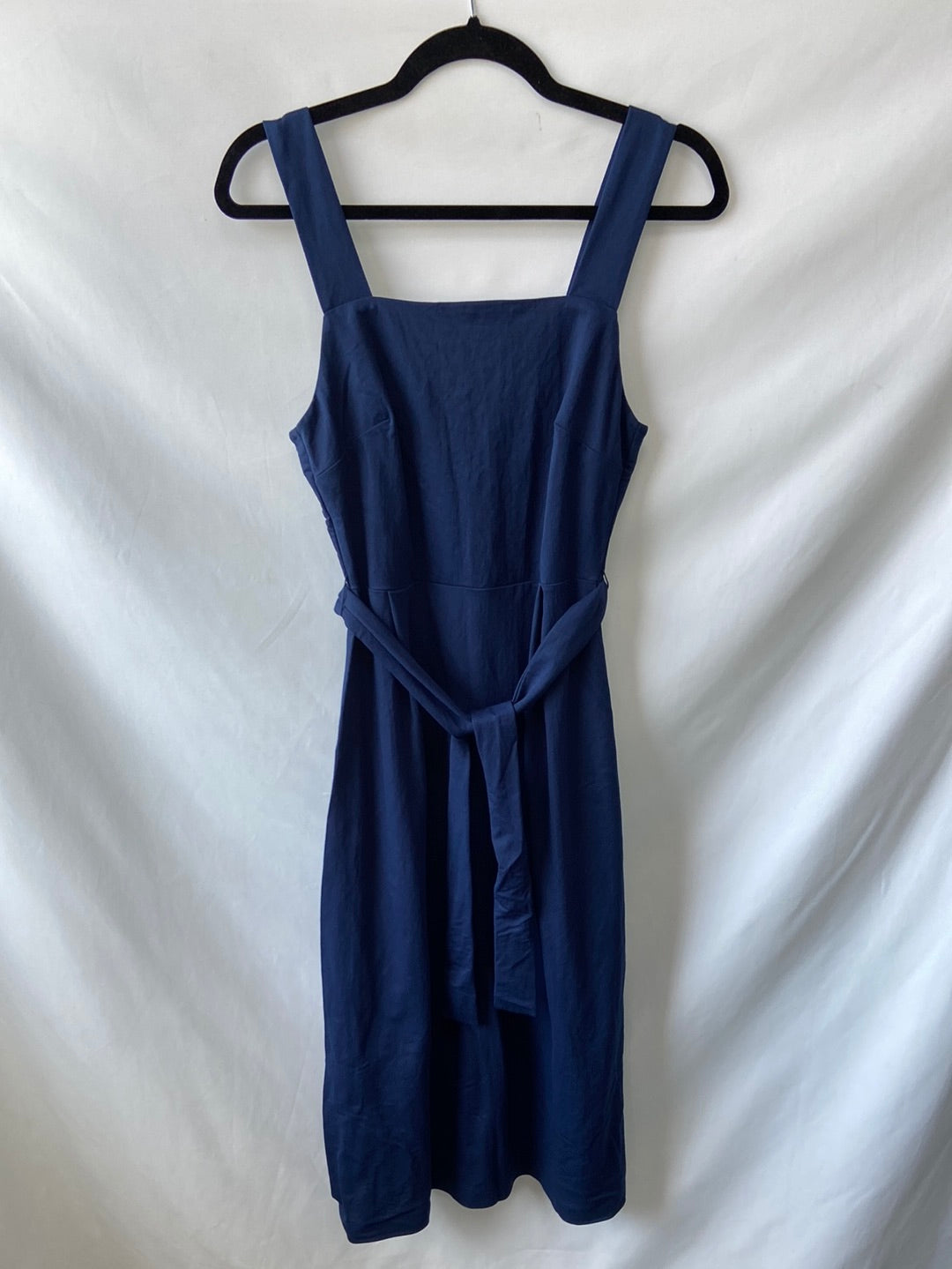 MANGO.Vestido midi azul T.S