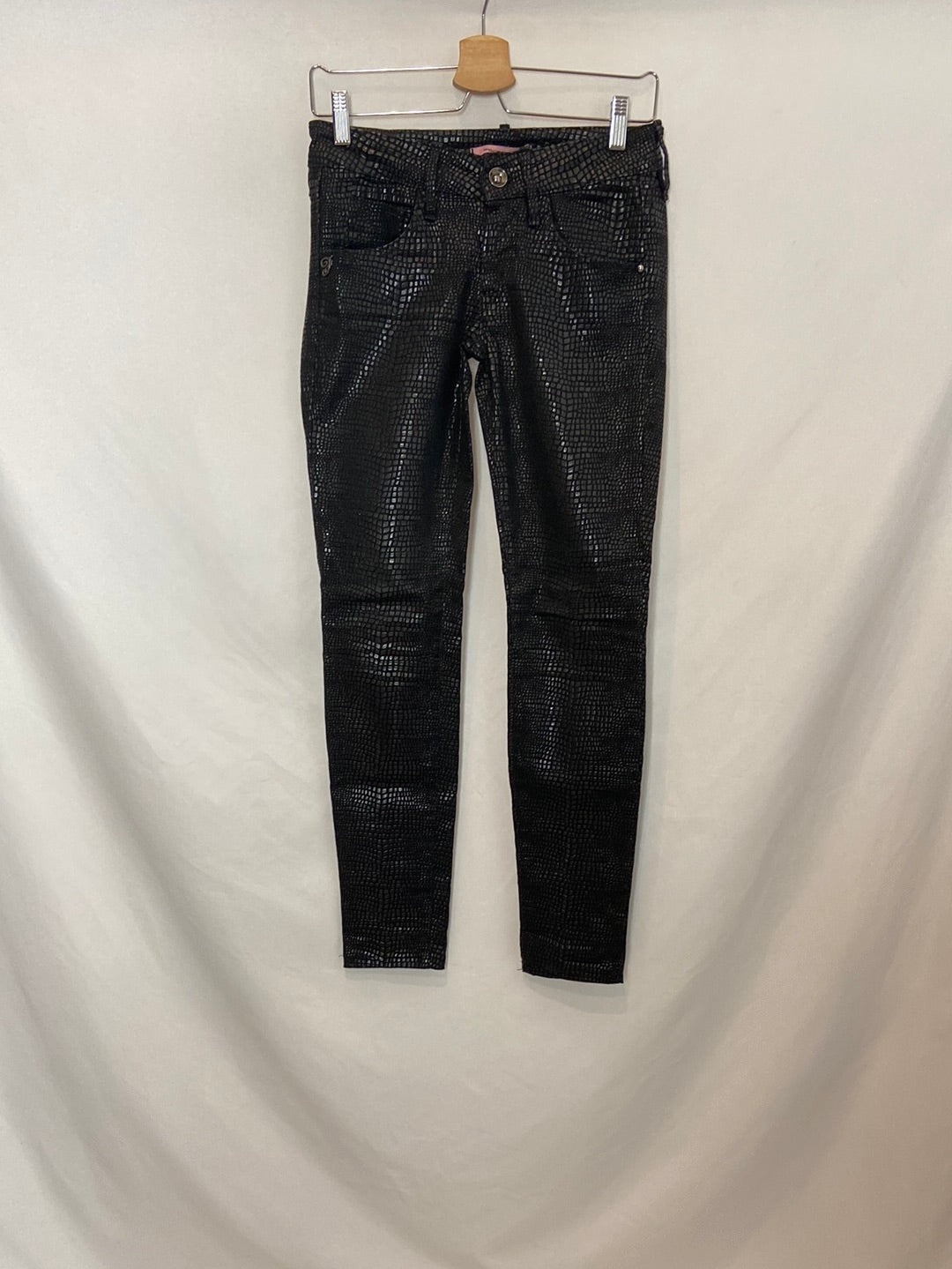 FORNARINA. Pantalones negros polipiel TU (S)