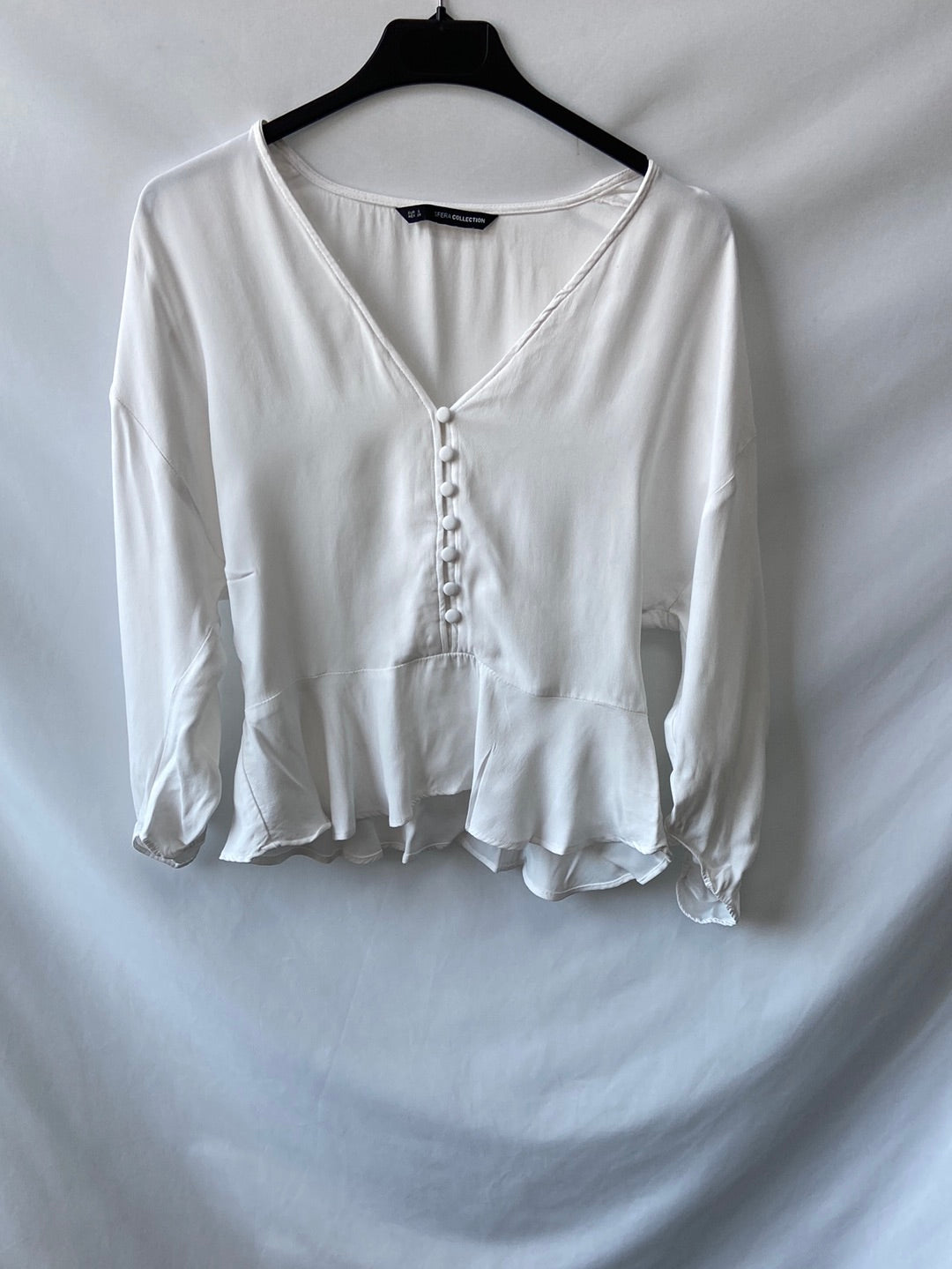 SFERA.Blusa blanca T.S